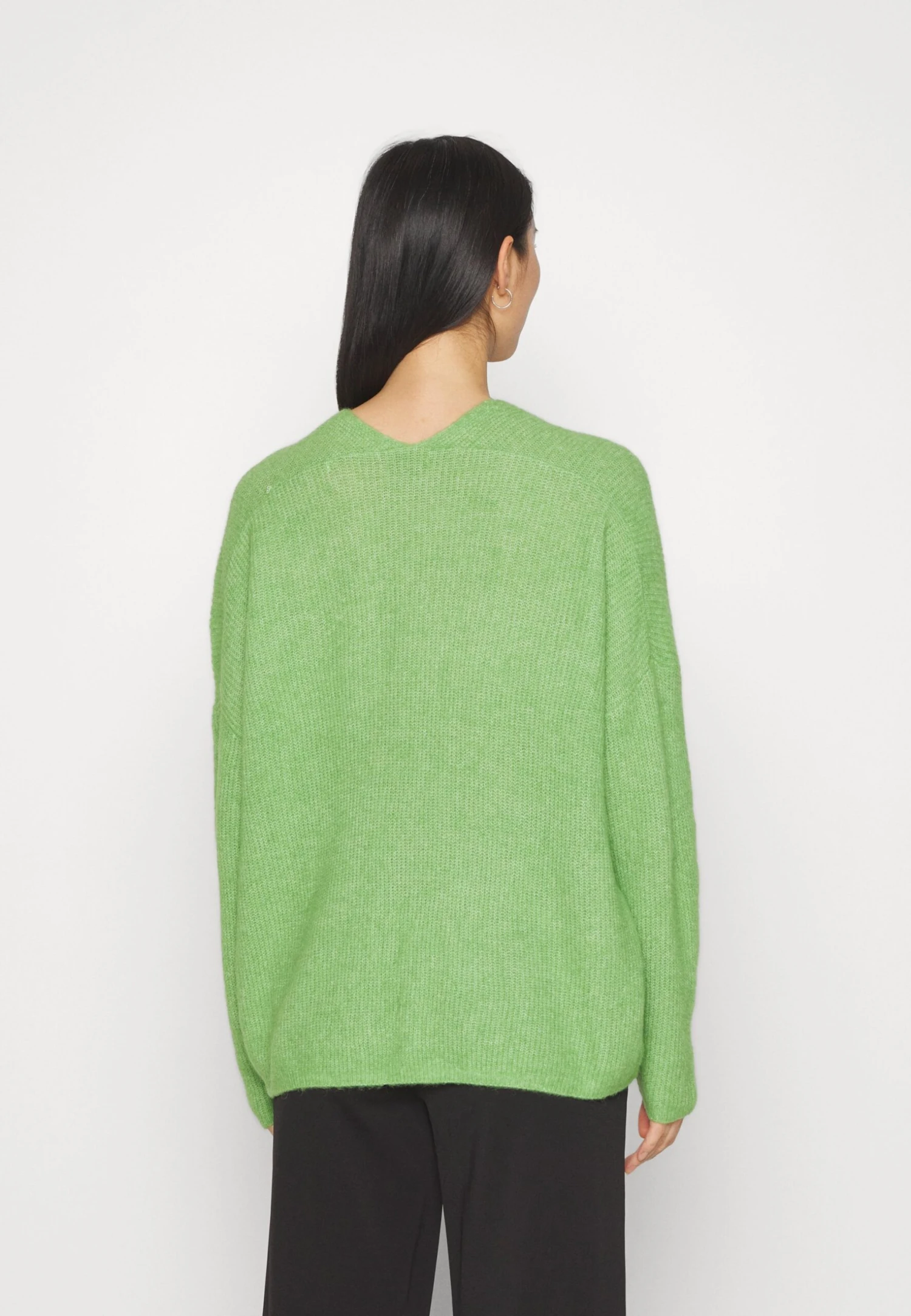 Mos Mosh Thora V-Neck- Jersey De Punto - Forest Green - Imagen 4