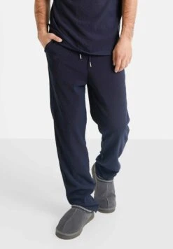 SIXTH JUNE Pleats - Pantalones Deportivos - Dark Blue
