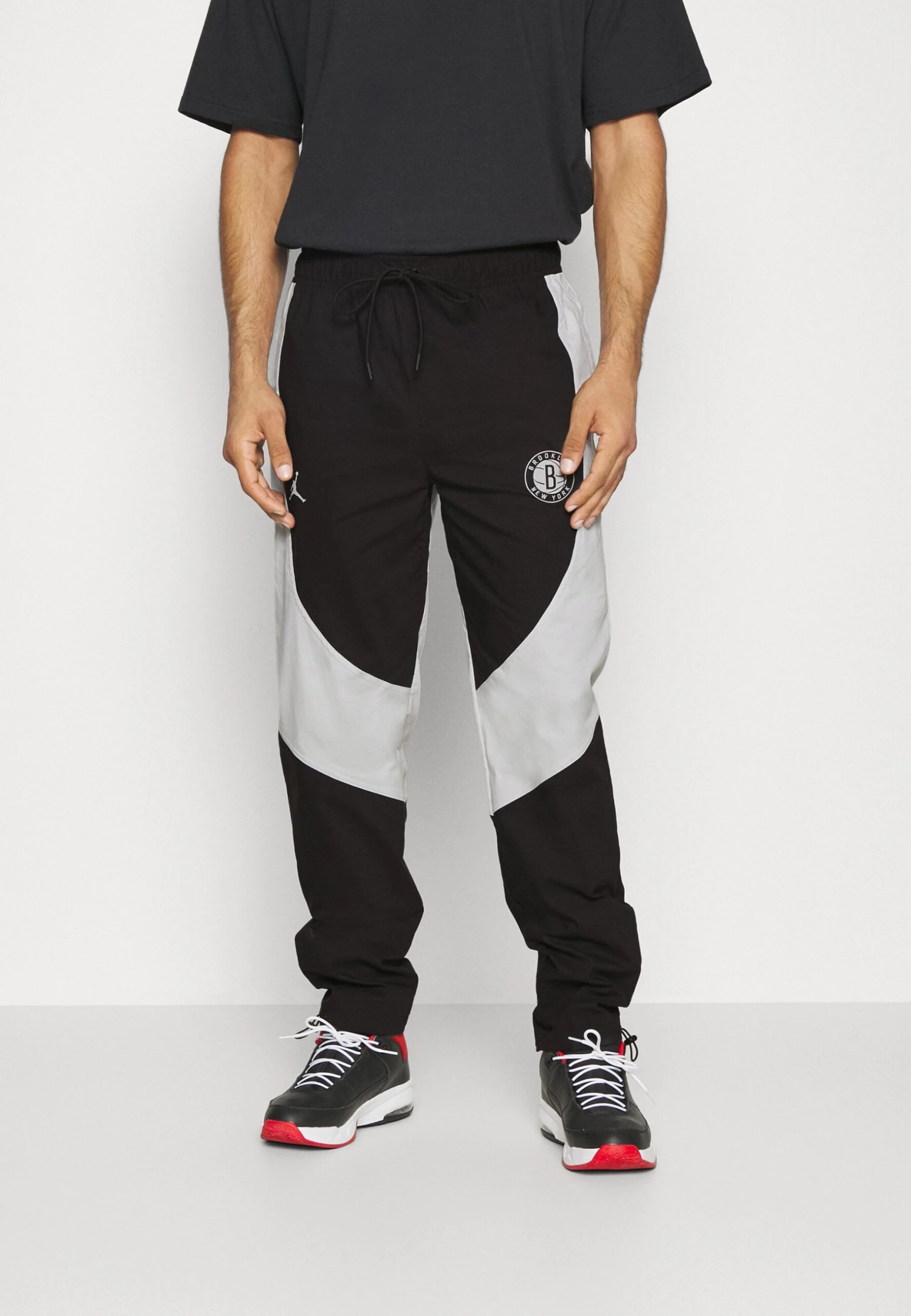 Nike Performance Nba Brooklyn Nets Statement Pant - Equipación De Clubes - Black/Pure Platinum
