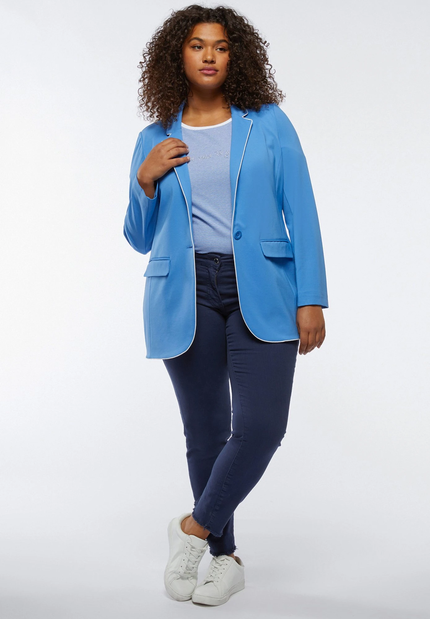 Avec Bords - Abrigo Corto - Azzurro - Imagen 2