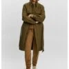 Vero Moda Matelassé - Gabardina - Vert