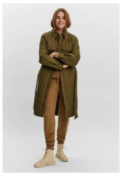 Vero Moda Matelassé - Gabardina - Vert