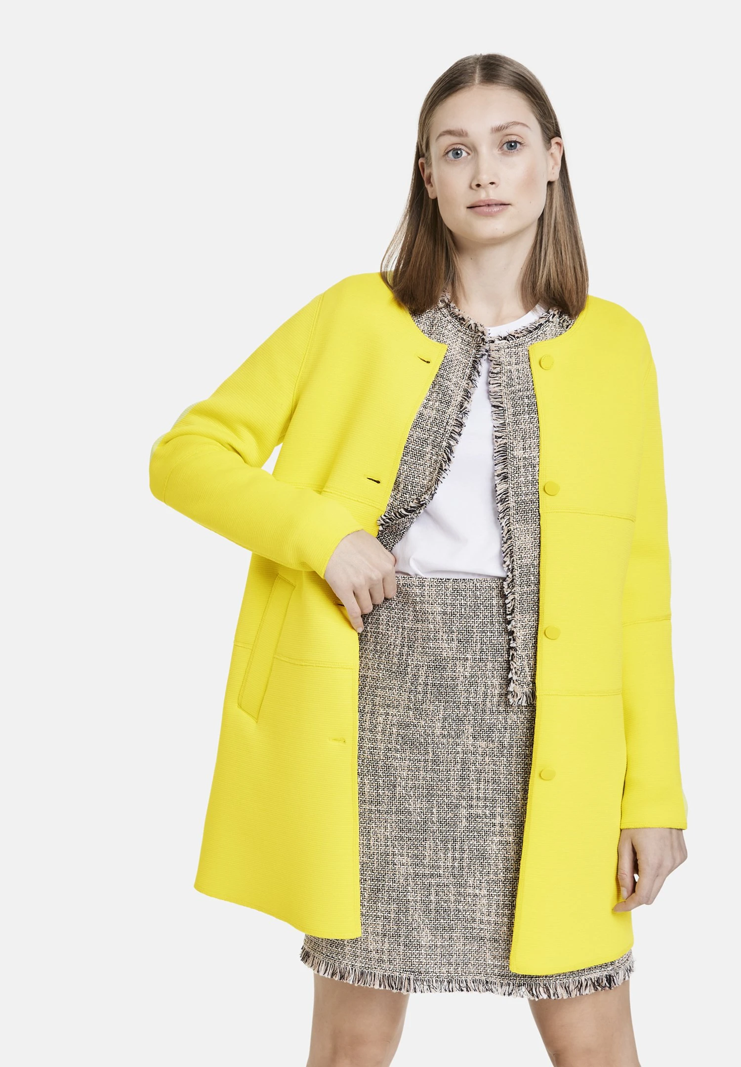 Taifun Aus Struiktur - Abrigo Corto - Vibrant Lime