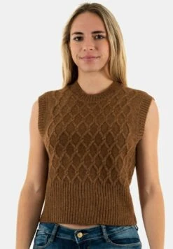 ONLY Jersey De Punto - Marron