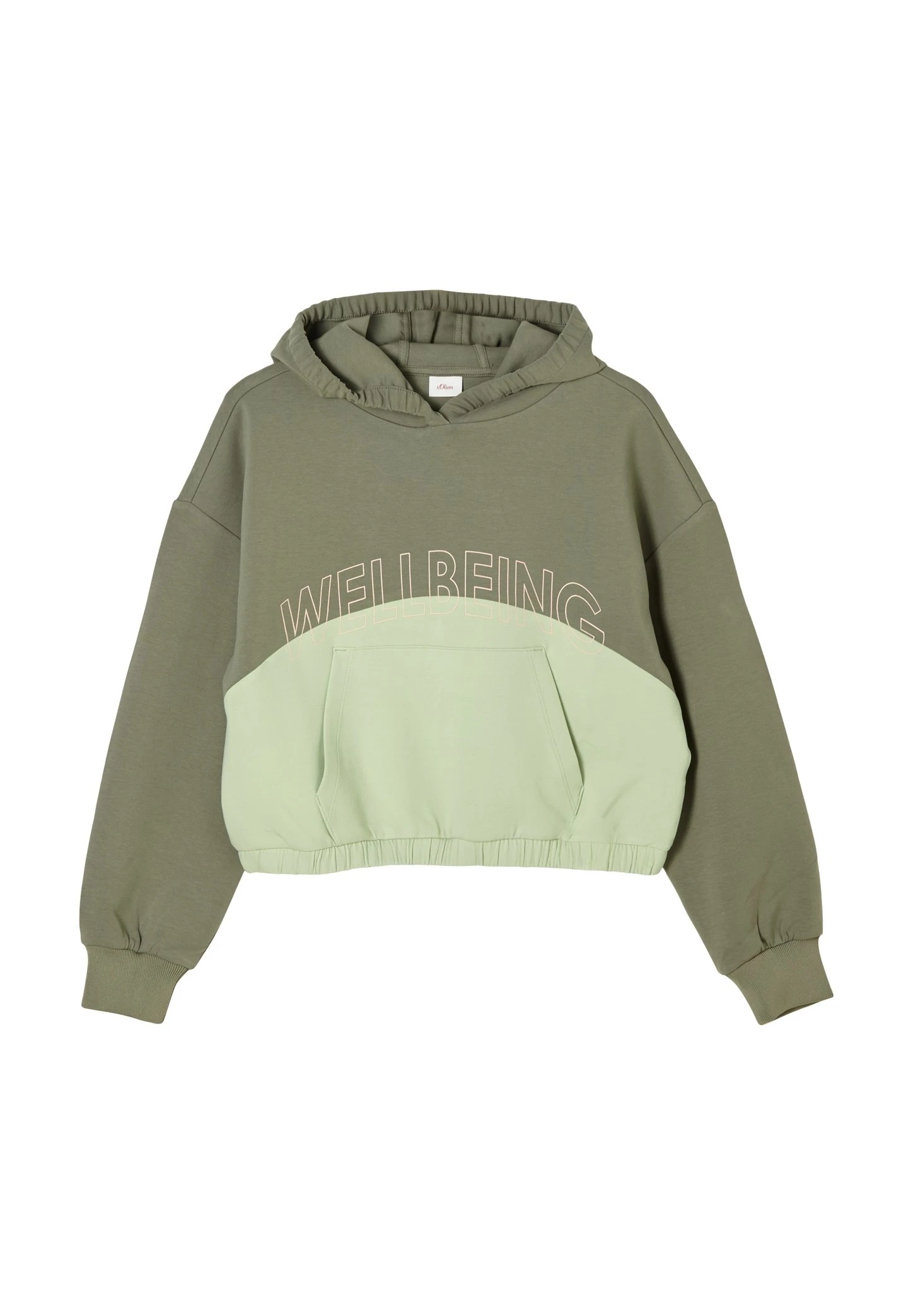 S.Oliver Au Look Boxy - Jersey Con Capucha - Khaki