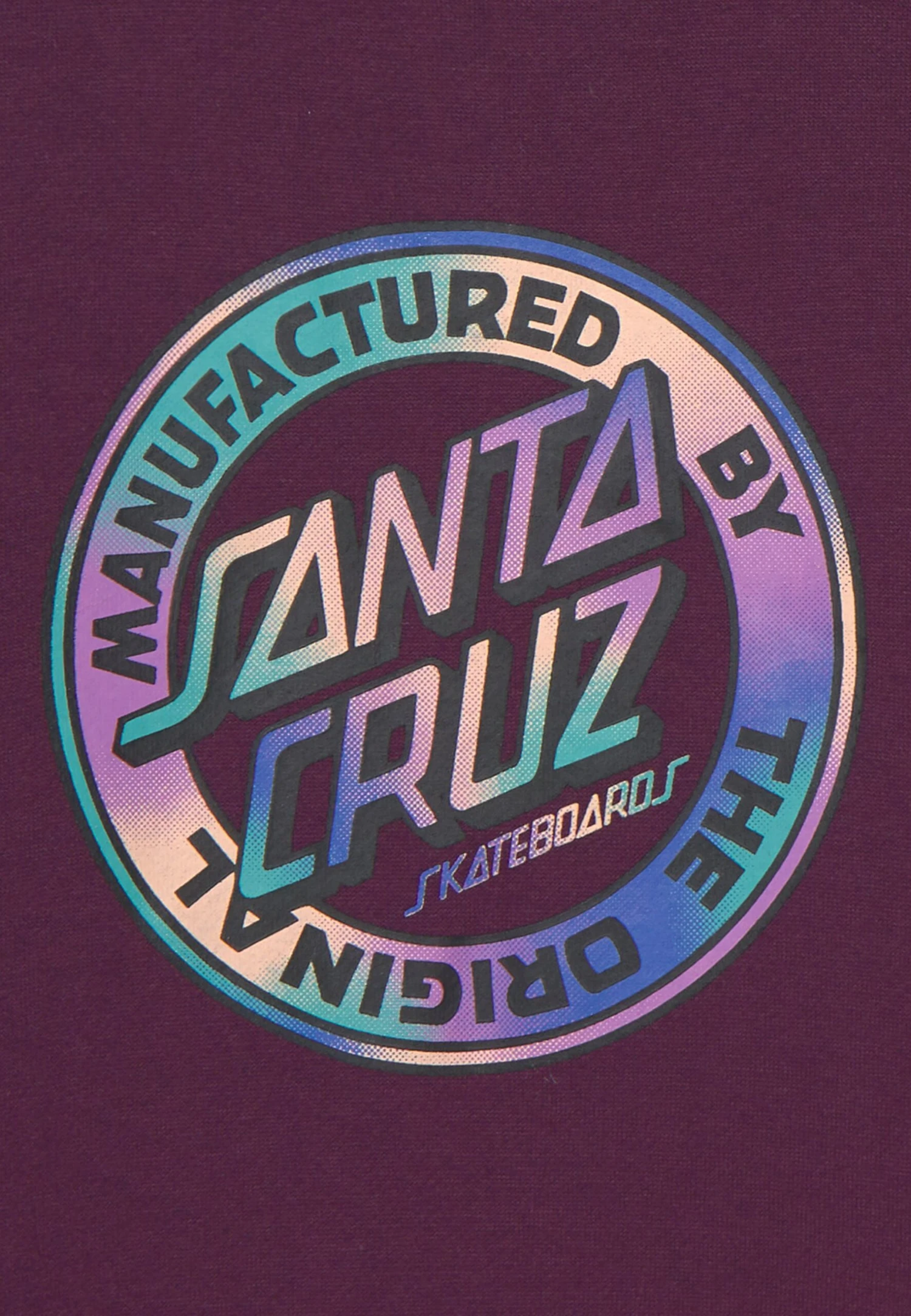 Santa Cruz Youth Vivid Dot Crew Unisex - Sudadera - Damson - Imagen 3
