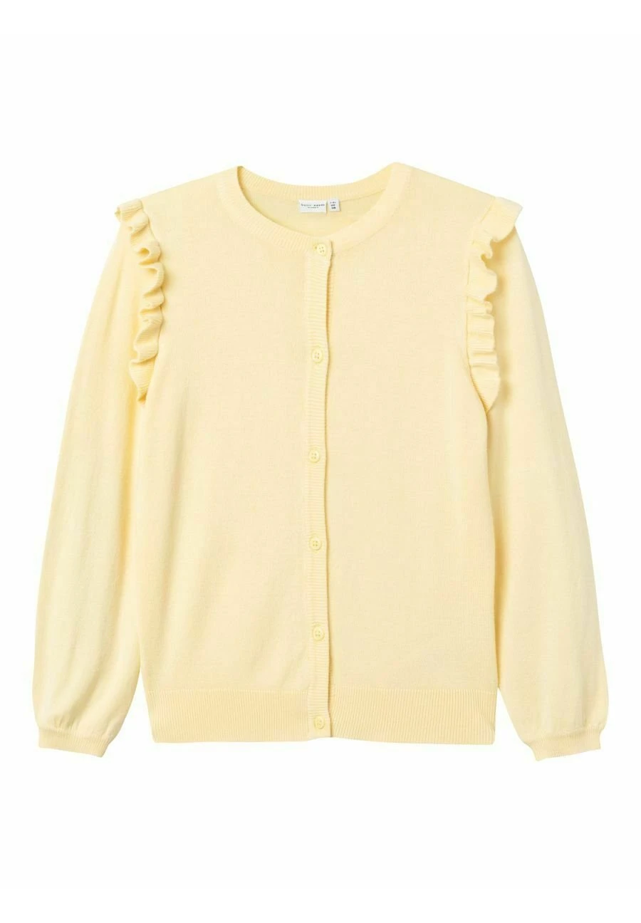 NAME IT Langarm - Chaqueta De Punto - Double Cream