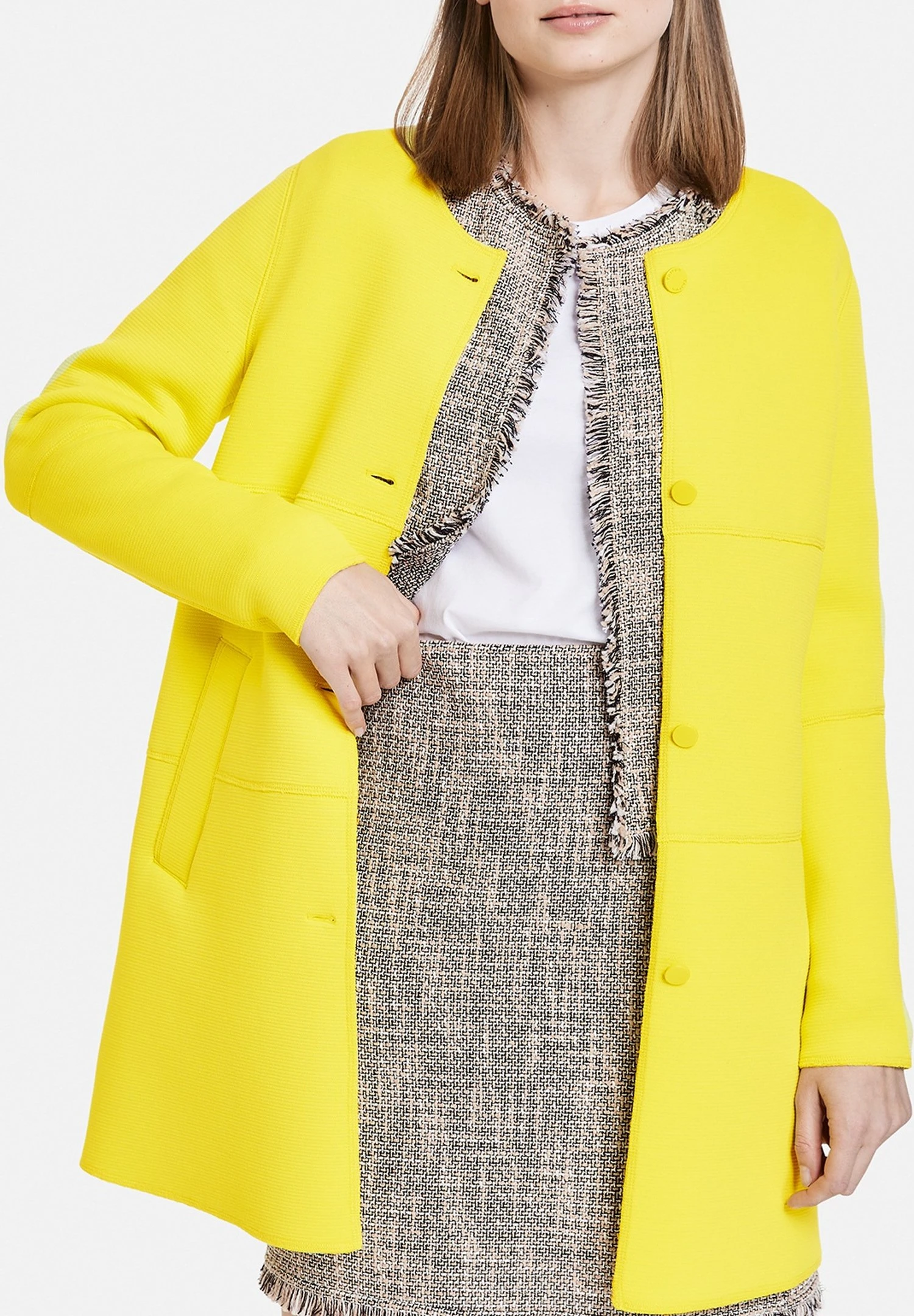 Taifun Aus Struiktur - Abrigo Corto - Vibrant Lime - Imagen 4