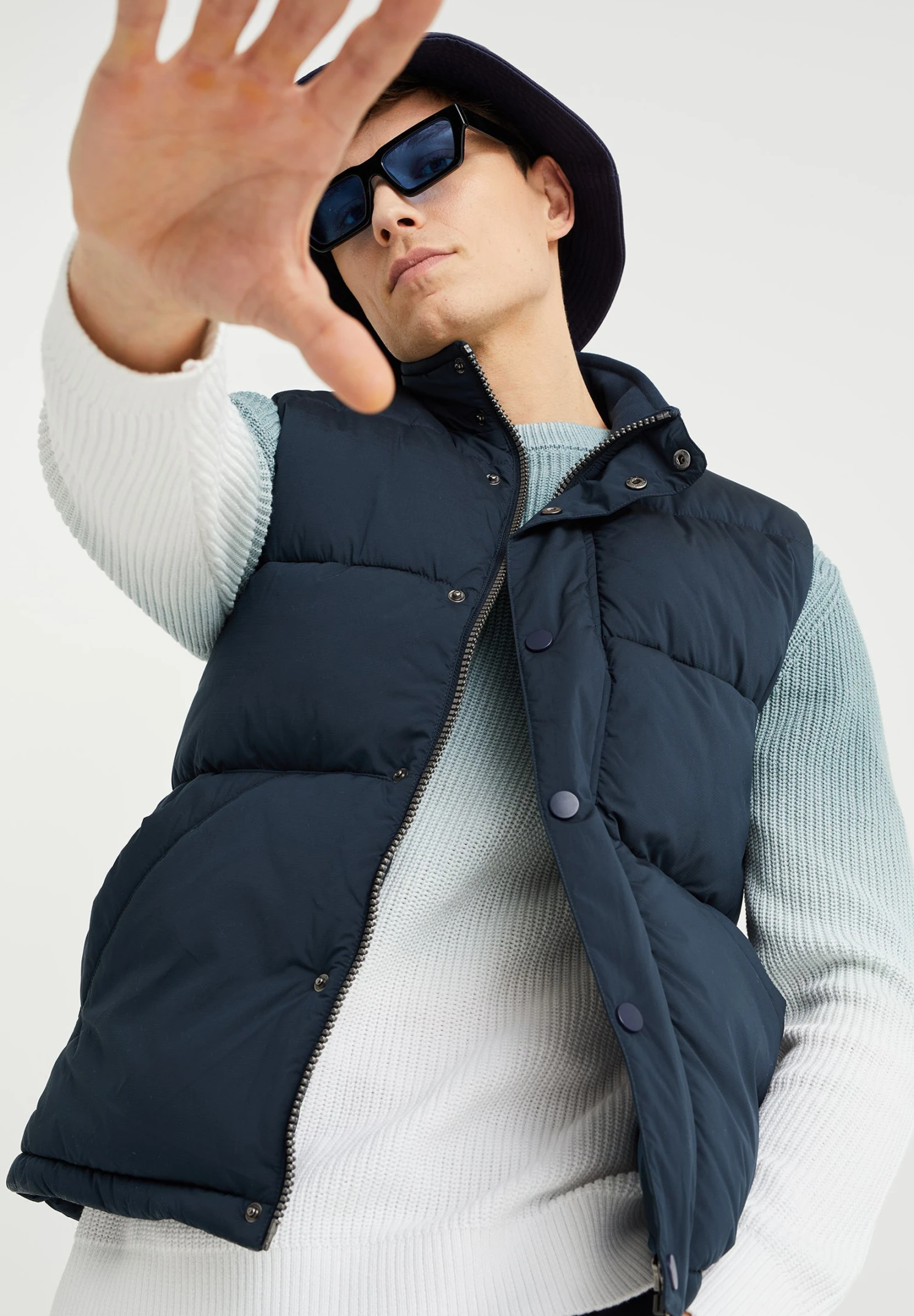 WE FASHION Dip-Dye - Jersey De Punto - White - Imagen 4