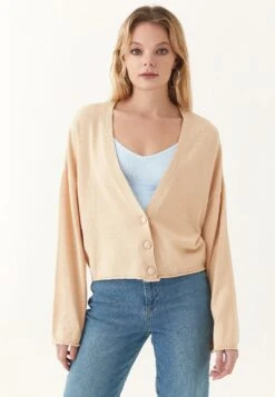 Chaqueta De Punto - Beige