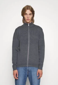 Selected Homme Slhmaine Cardigan- Chaqueta De Punto - Dark Grey Melange