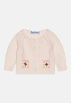 TARTINE ET CHOCOLAT Cardigan Plus Epais Broderie - Chaqueta De Punto - Rose Pale