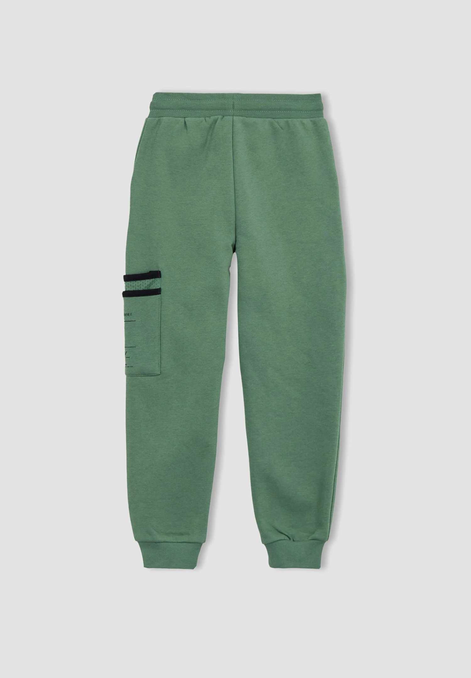 DeFacto Regular Fit- Pantalones Deportivos - Green - Imagen 2