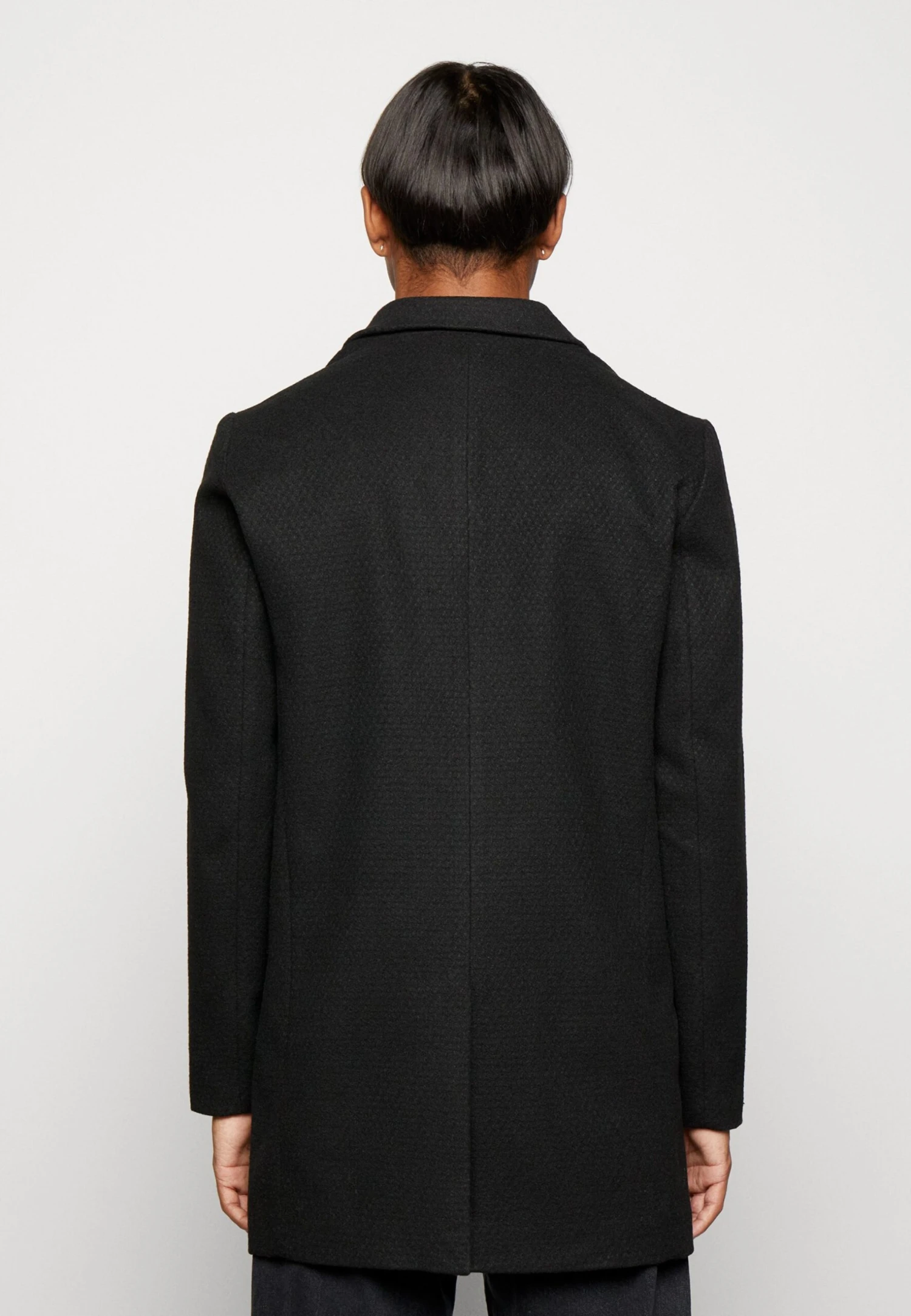 Jack & Jones Jjtoby Coat - Abrigo Corto - Black - Imagen 3