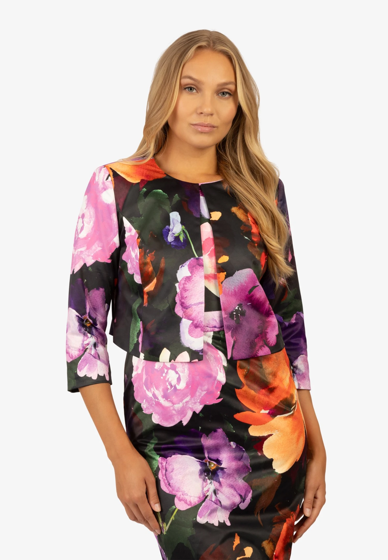 APART Bolero - Blazer - Blau Multicolor