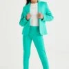 WE FASHION Regular Fit Stretch - Blazer - Green