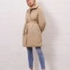 Marc O'Polo Coat Padded Oversized Belted Stand-Up Collar- Abrigo De Invierno - Loose Sand