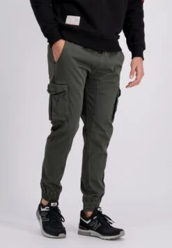 Alpha Industries Pantalones Cargo - Grey Black