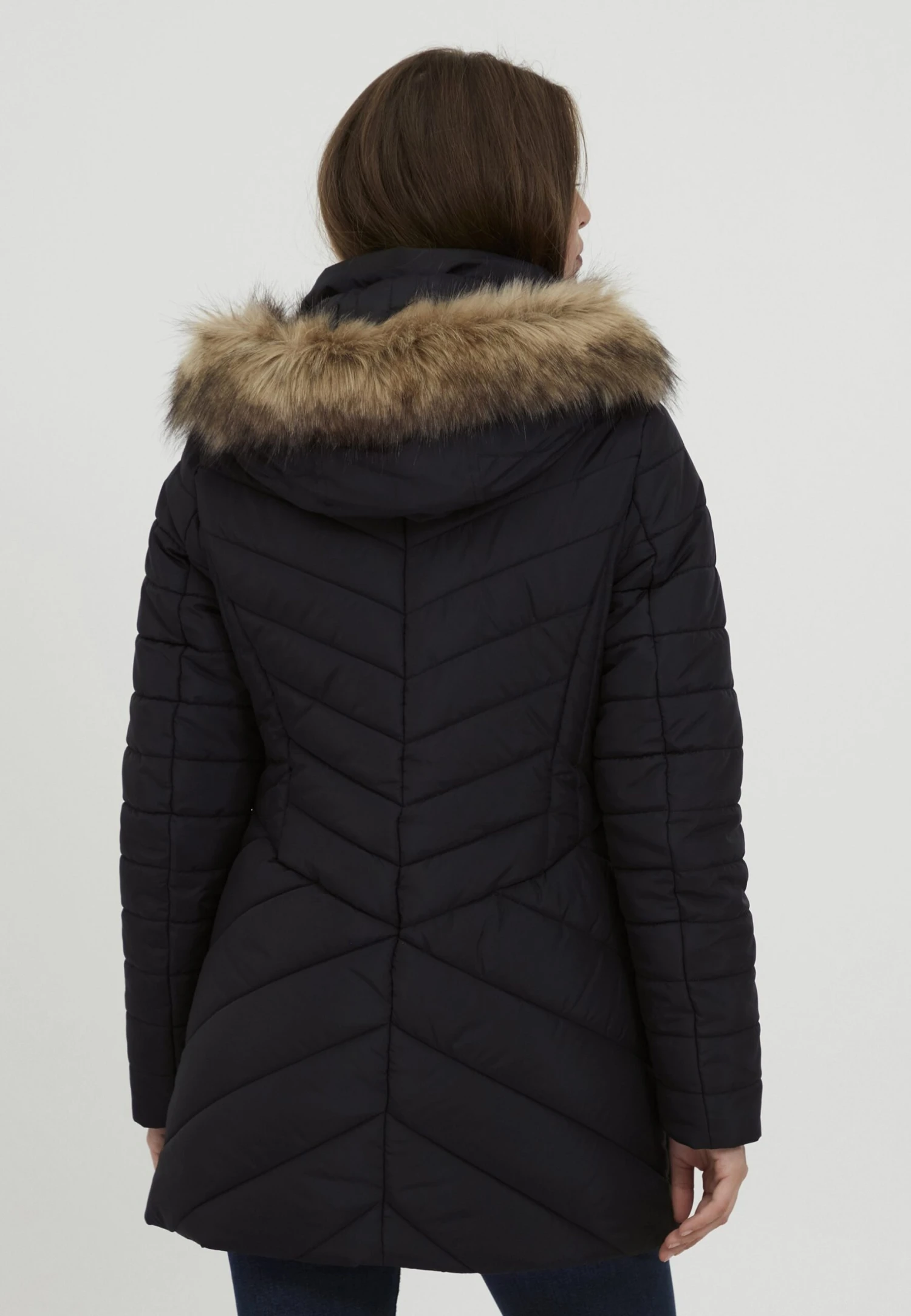 Fransa Frbavest 2 Outerwear - Abrigo De Invierno - Black - Imagen 3