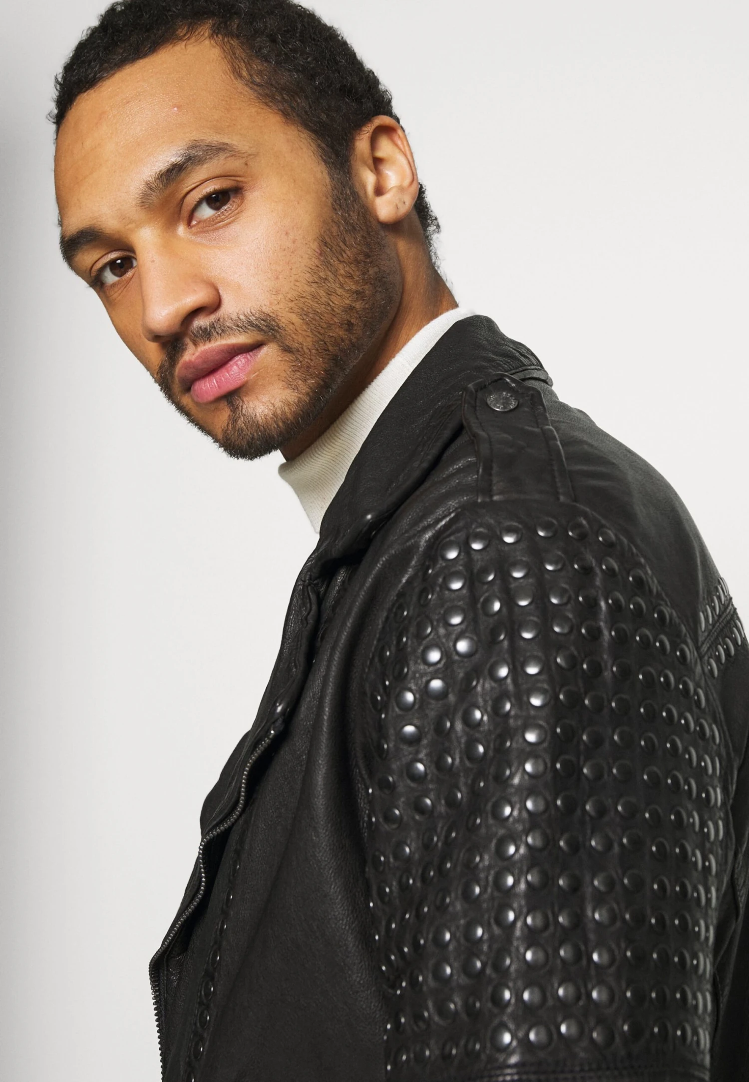 Camil - Chaqueta De Cuero - Black - Imagen 4