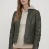 Fransa Frbaleather 1 Jacket - Chaqueta De Cuero - Hedge