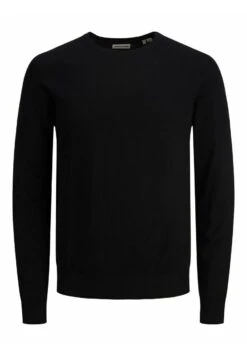 Jack & Jones Plus Size Crew Neck - Jersey De Punto - Black