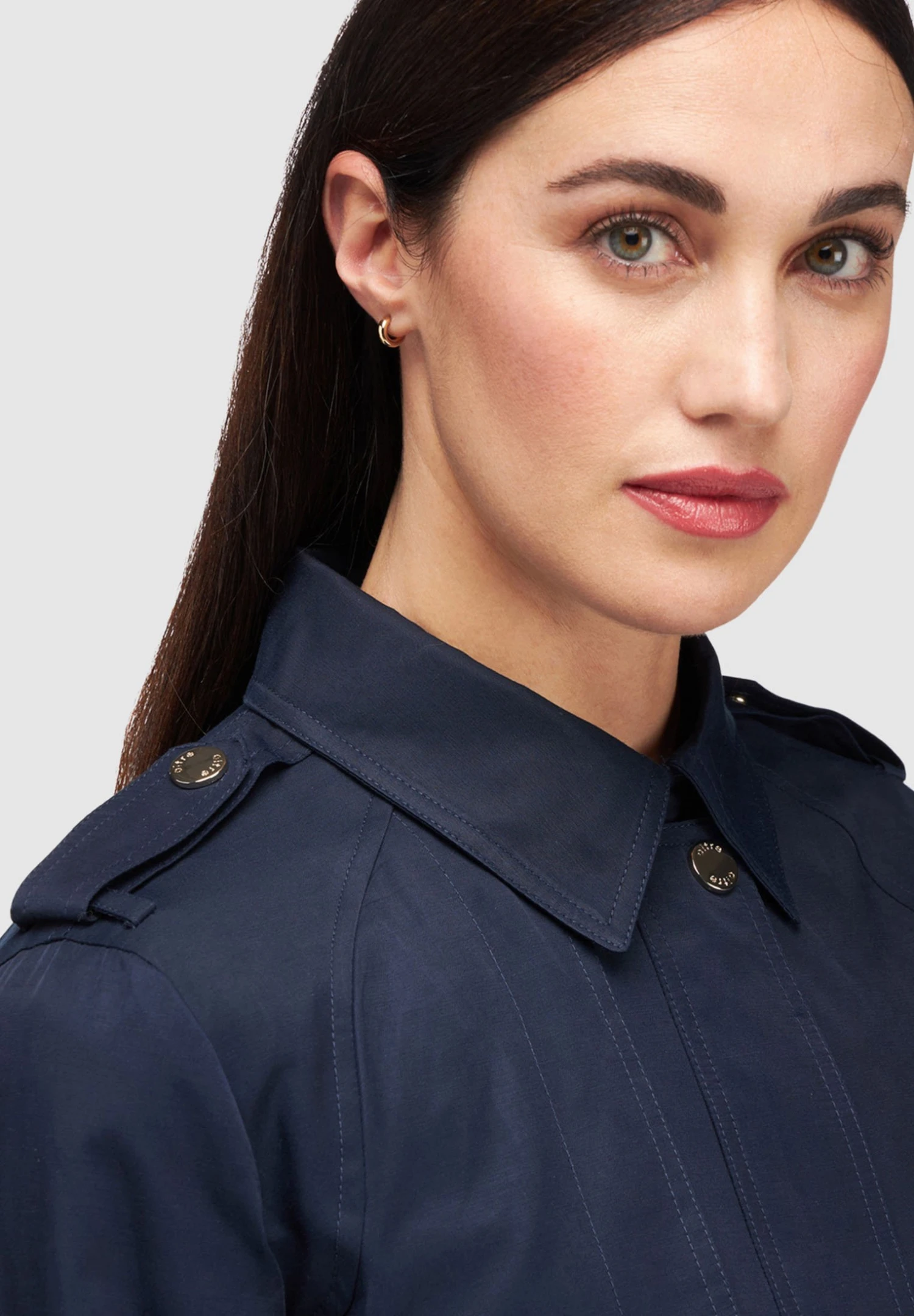 Avec Ceinture - Gabardina - Blu - Imagen 4