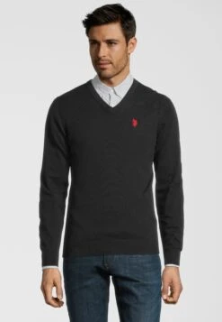 U.S. Polo Assn. V Ausschnitt - Jersey De Punto - Schwarz