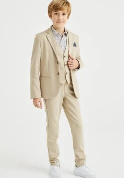 WE FASHION Met Stretch - Americana - Beige