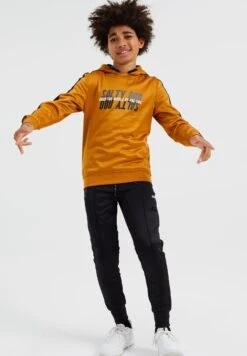 WE FASHION Met Bikerdetails - Pantalones Deportivos - Black