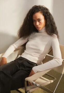 Filippa K Roller Neck - Jersey De Punto - Dune