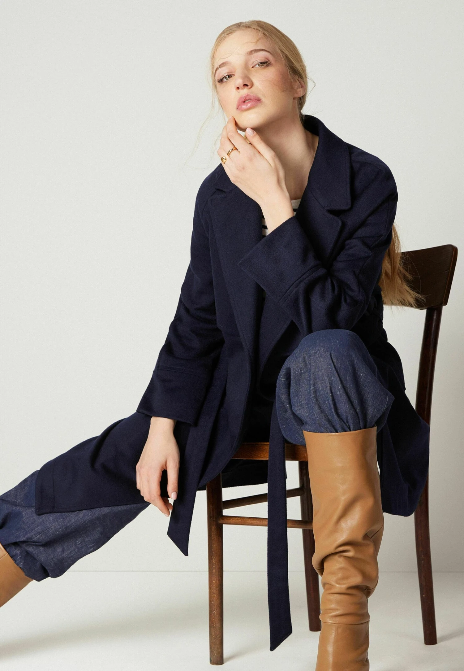 Gabardina - Navy Blue - Imagen 3