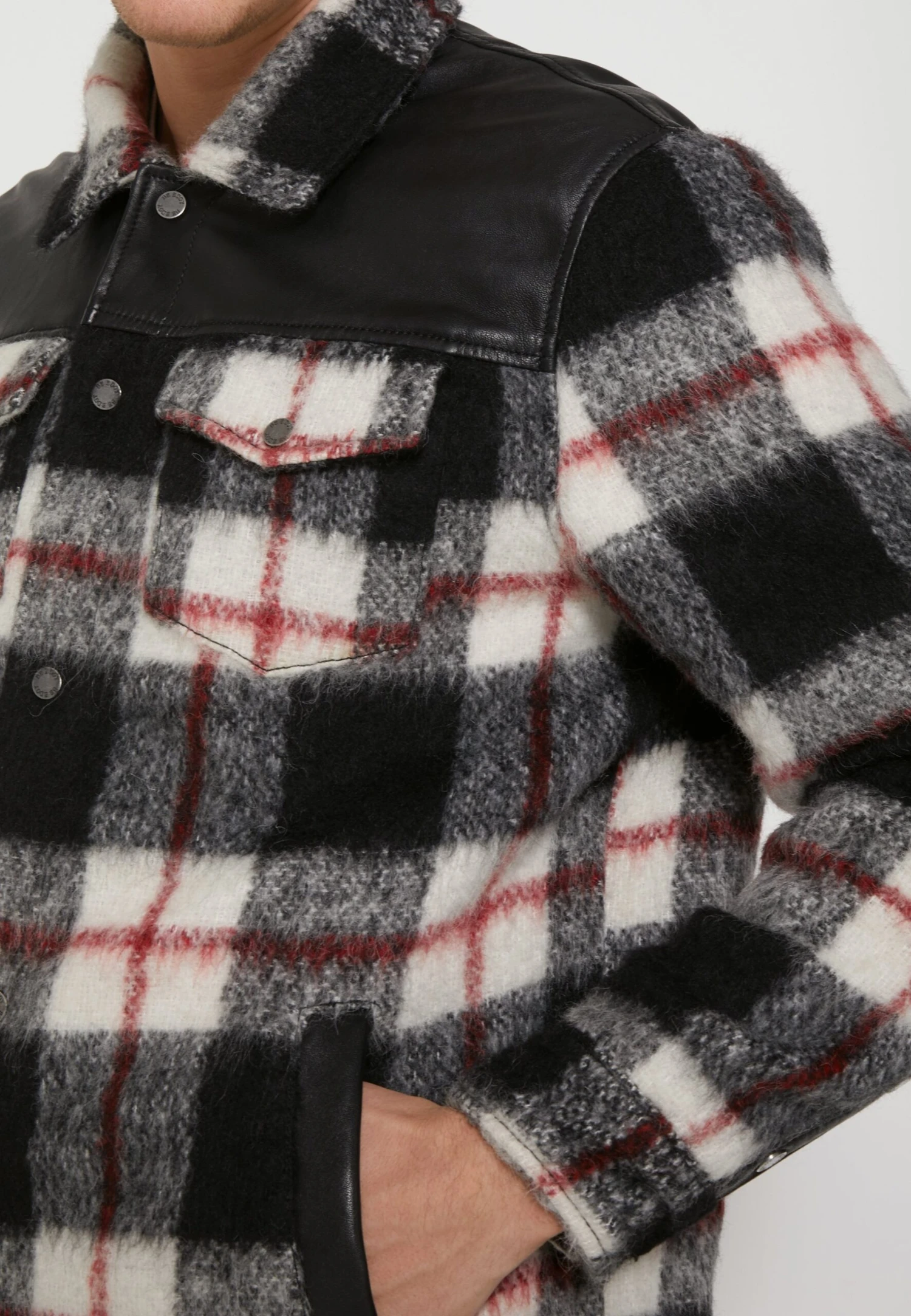 Toni - Abrigo Corto - Black/White - Imagen 7