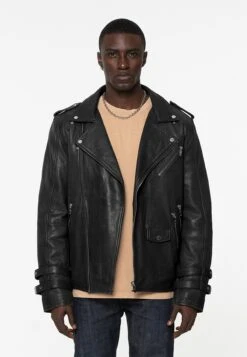 Bejace - Chaqueta De Cuero - Black