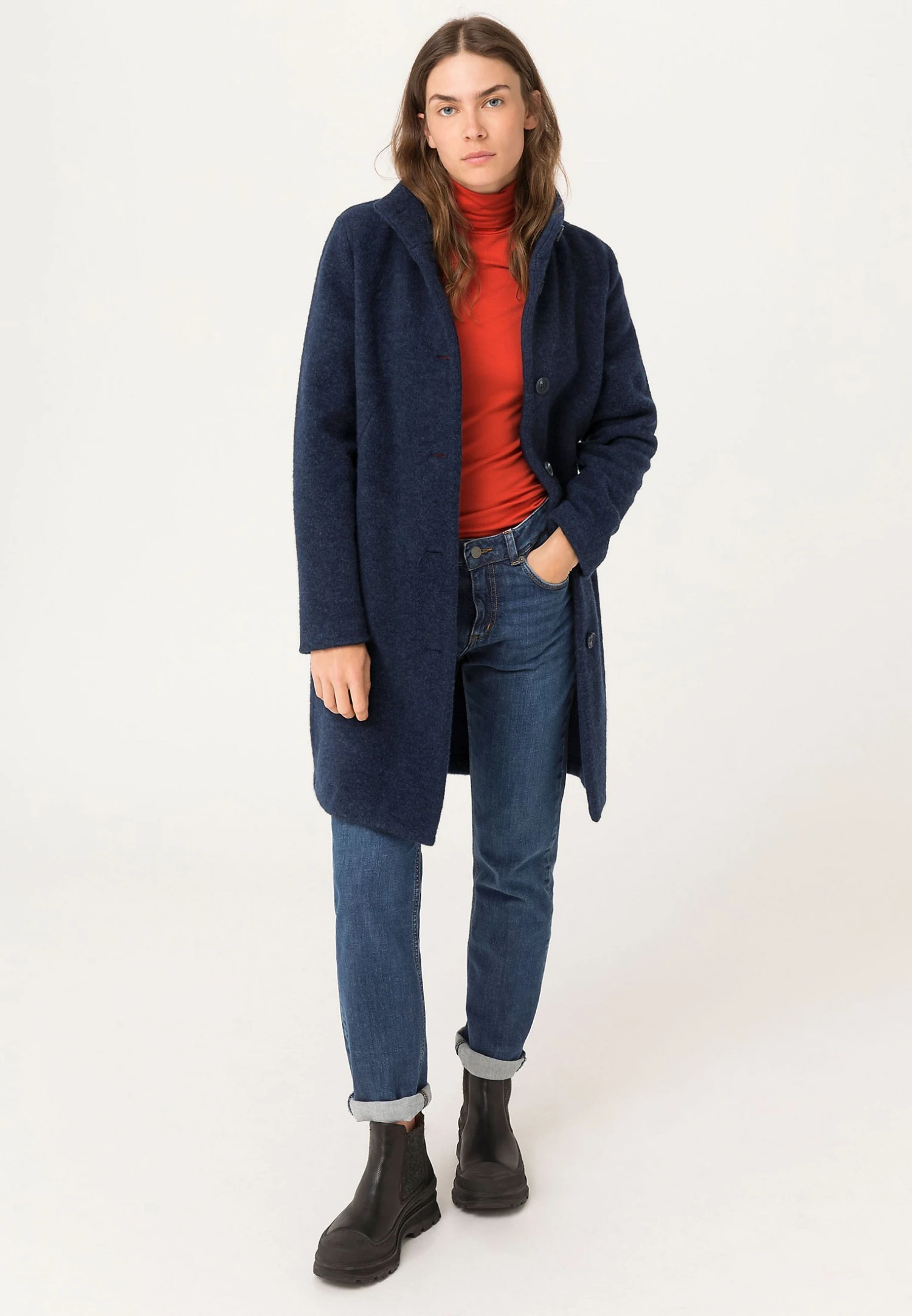 Abrigo Clásico - Dunkelblau - Imagen 2