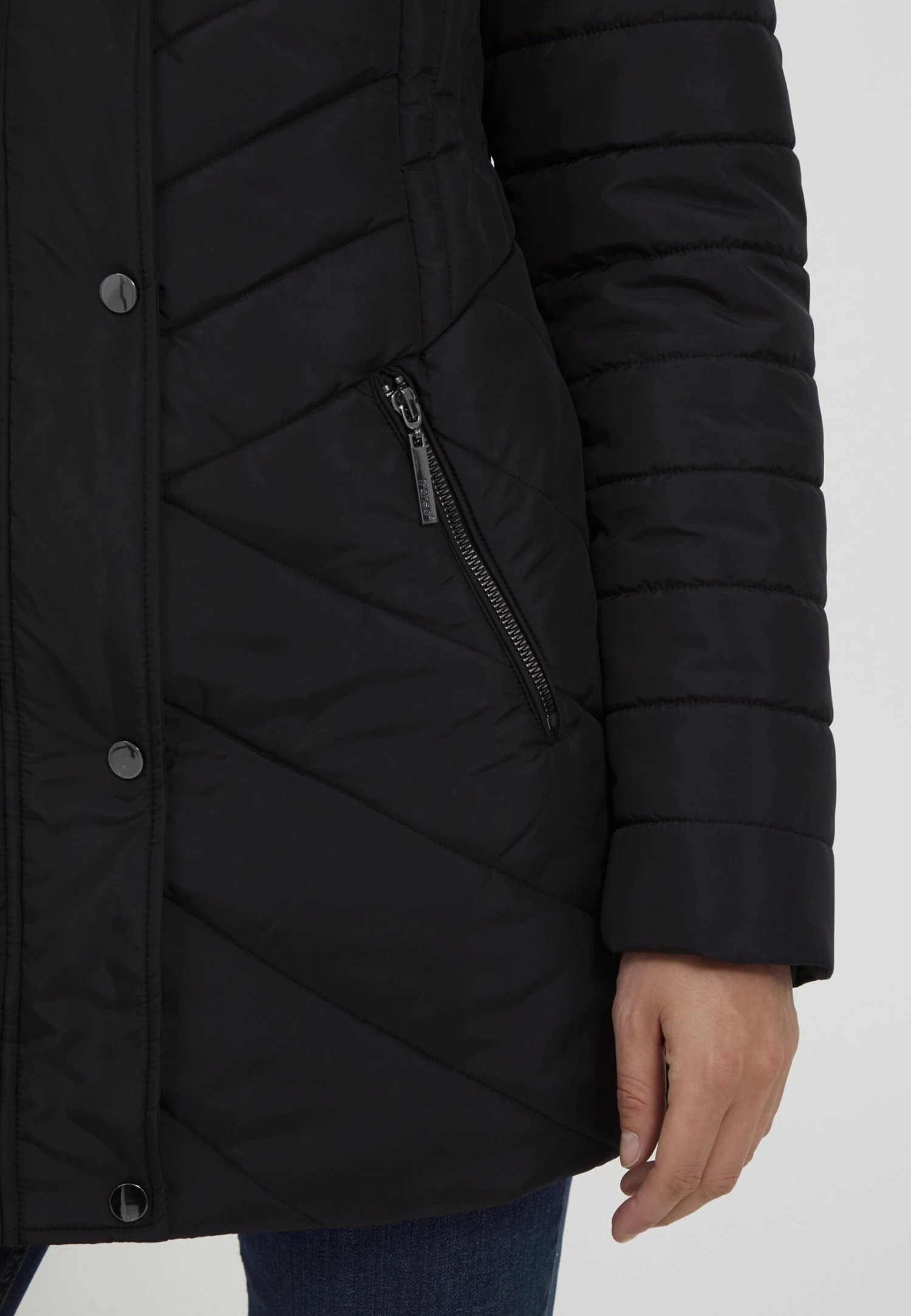 Fransa Frbavest 2 Outerwear - Abrigo De Invierno - Black - Imagen 4