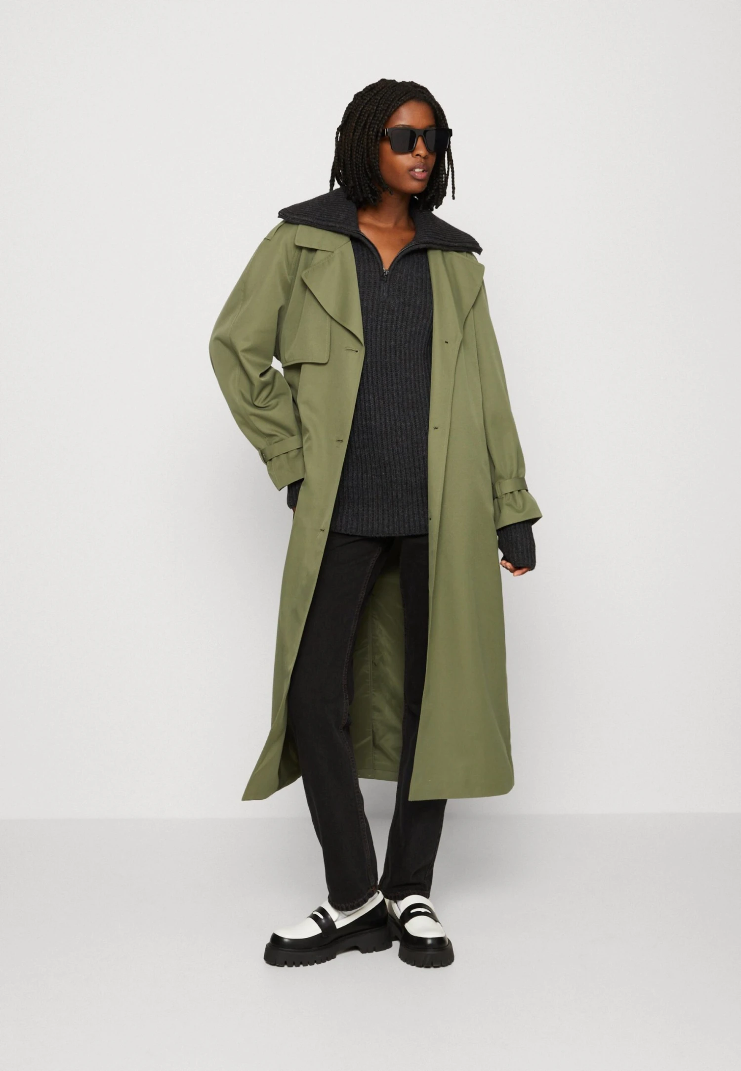 ONLY Onlchloe Single - Gabardina - Four Leaf Clover - Imagen 2