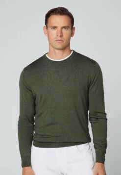 Hackett London Crew - Jersey De Punto - Khaki