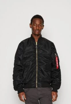 Alpha Industries Ma-1 Puckered - Chaquetas Bomber - Black