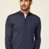 Hackett London Fzip - Chaqueta De Punto - Navy