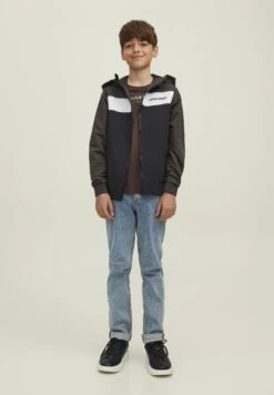 Jack & Jones Junior Jjerush Blocking Noos Jnr - Chaqueta De Entretiempo - Mulch