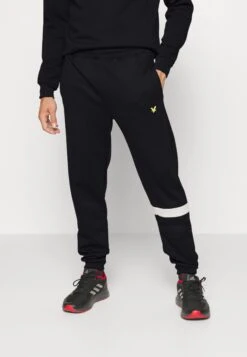 Lyle & Scott Stripe Trackies - Pantalones Deportivos - Jet Black