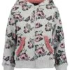 Blue Seven Mit Roses - Sudadera Con Cremallera - Nebel
