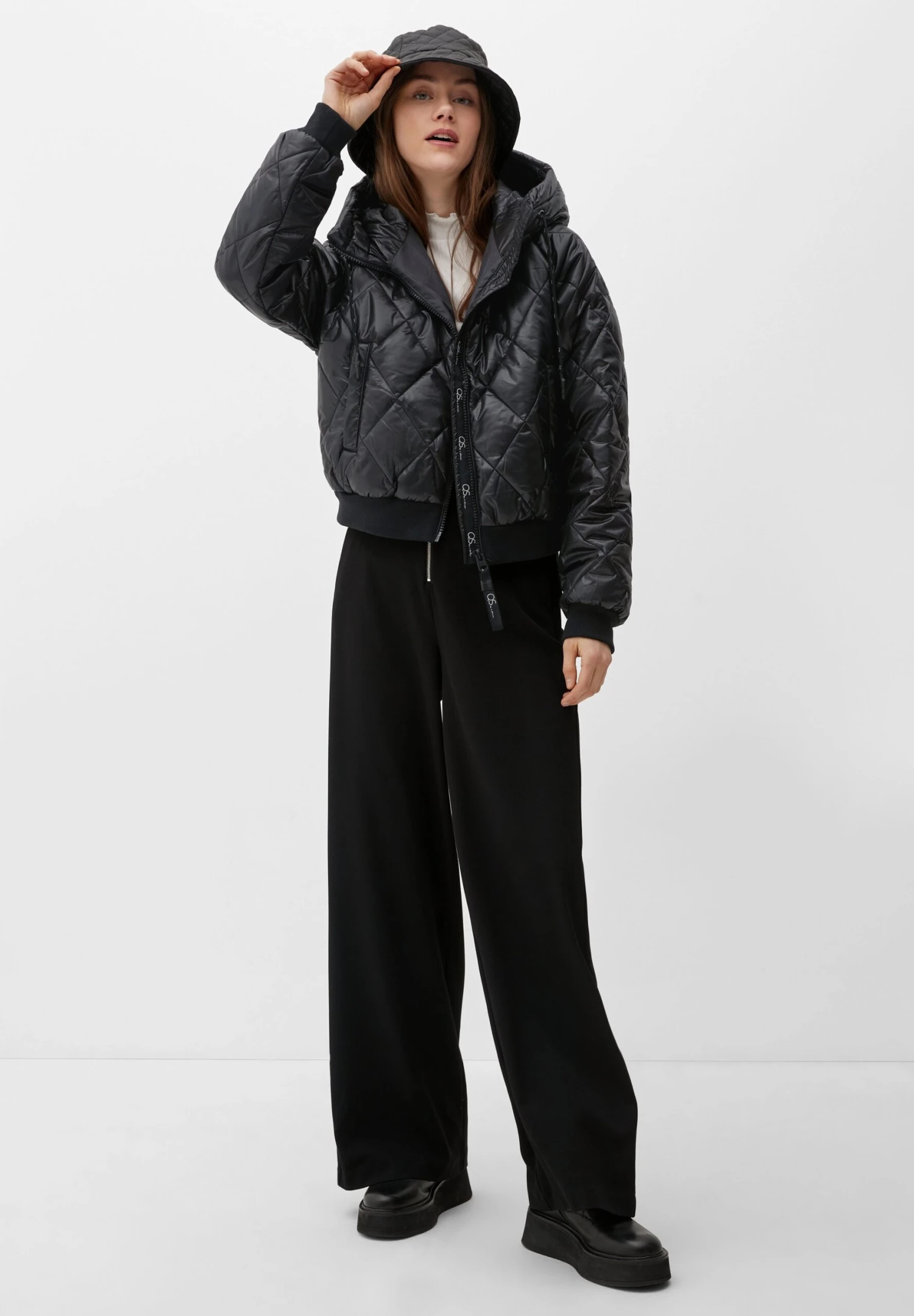 QS By S.Oliver Mit Kapuze - Chaqueta De Invierno - Schwarz - Imagen 2