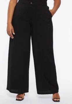 Palazzo - Pantalones - Nero