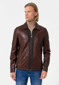 Chaqueta De Cuero - Brown