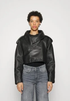 Dondup Chaqueta De Cuero - Nero