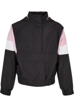 URBAN CLASSICS Light 3-Tone - Cortaviento - Black Girlypink White