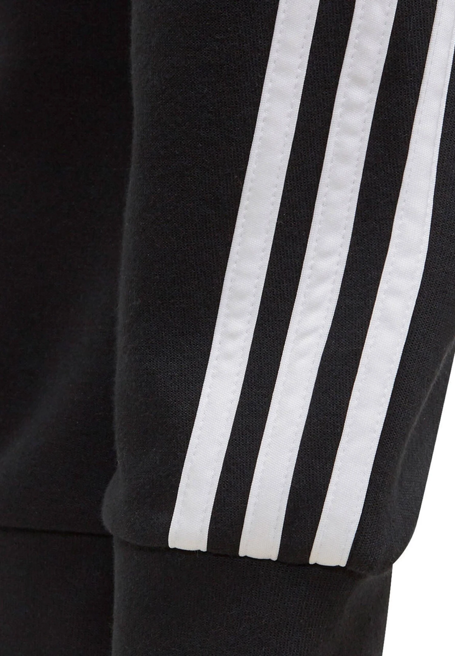ADIDAS PERFORMANCE Stripes Tapered Leg Tracksuit Bottoms Unisex - Pantalones Deportivos - Black - Imagen 4