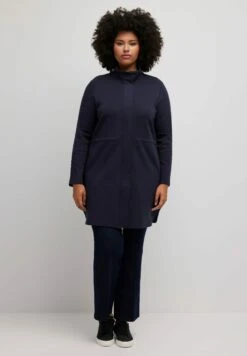 Ulla Popken Abrigo Corto - Dunkles Marine